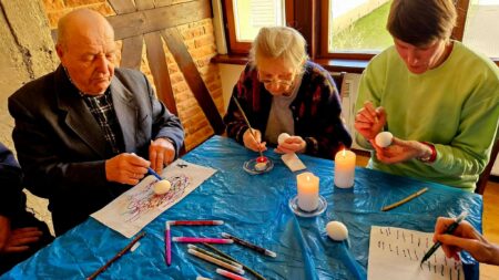 Margučių marginimo edukacija