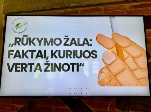 Paskaita–diskusija „Rūkymo žala: faktai, kuriuos verta žinoti“