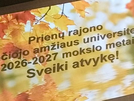 Trečiojo amžiaus universiteto atidarymo šventė